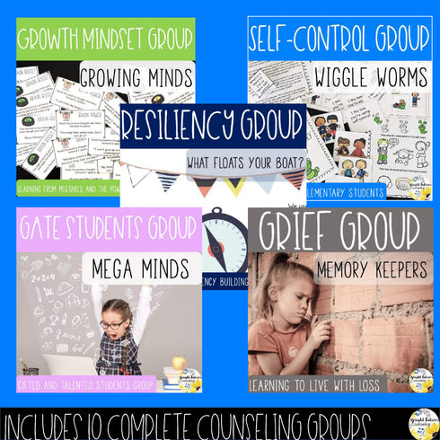 School Counseling Curriculum SUPER BUNDLE: Comprehensive SEL Program